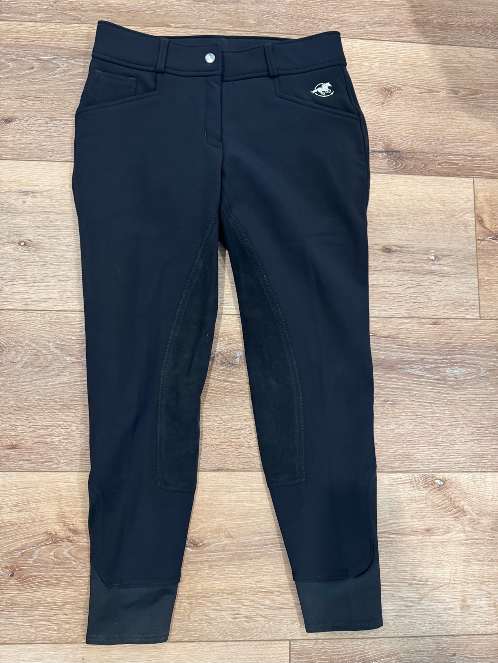 SmartPak Piper Winter Softshell Full Seat Breeches - Black - Size 28, EUC